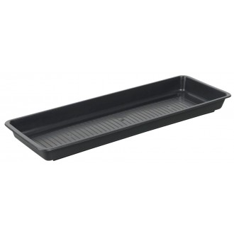 Miska pod truhlík Garden - antracit 80 cm