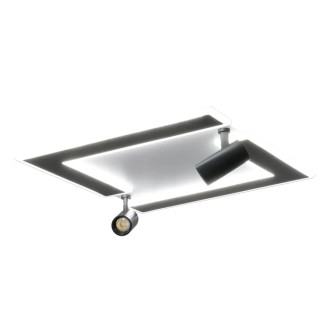 NEDES - LED stropní svítidlo s dálkovým ovladačem 80W - TA1319/WB