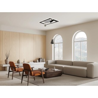 NEDES - LED stropní svítidlo s dálkovým ovladačem 80W - TA1319/WB