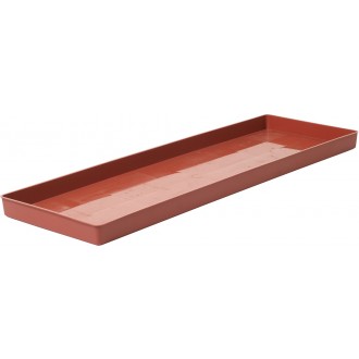 Miska pod truhlík hladká - terakota 60 cm