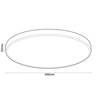 NEDES LED stropní lampa OPAL + DO + OVLÁDÁNÍ HLASEM 48W - LC902MV