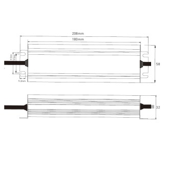 T-led LED zdroj 24V 150W SLIM-24V-150W Varianta: LED zdroj 24V 150W SLIM-24V-150W
