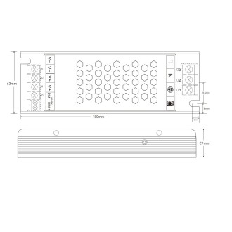 T-led LED zdroj 24V 150W zdroj DIM20-24-150 Varianta: LED zdroj 24V 150W zdroj DIM20-24-150