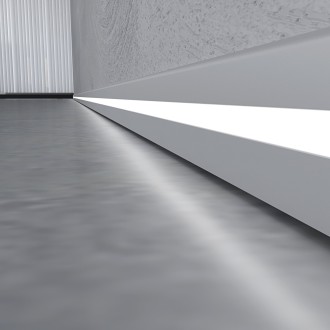 T-led LED profil soklový P15-1 bílý Varianta: Profil bez krytu 1m