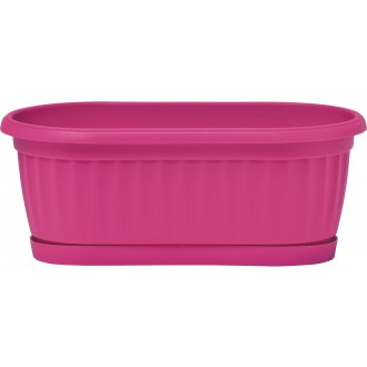 Truhlík Similcotto mini s miskou - tmavě růžový 22x11,5 cm