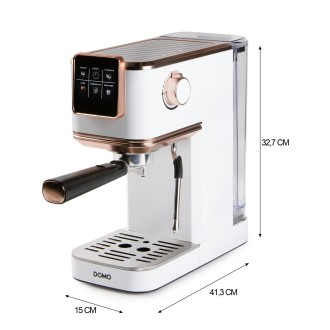 Espresso kávovar 3v1 - pákový, na pody i na kapsle - DOMO DO746K
