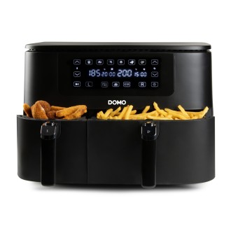 Dvojitá horkovzdušná fritéza 3+6 l - digitální - DOMO DO546FR