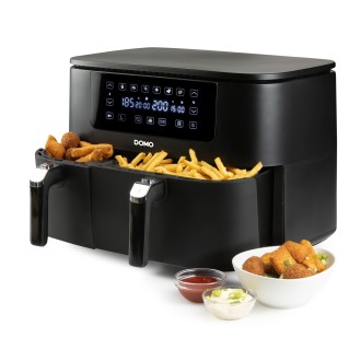 Dvojitá horkovzdušná fritéza 3+6 l - digitální - DOMO DO546FR
