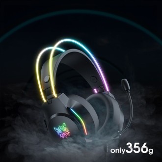 DeTech Onikuma X26 Sluchátka s mikrofonem, 3.5mm, USB - černá