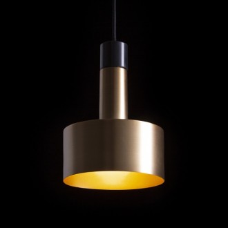 Rendl DIVINA závěsná mosaz/dekor černý mramor 230V LED E27 5W Barva / Materiál: mosaz, dekor černý mramor