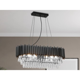 NEDES Závěsný  křišťálový lustr CARLOS 300 - N2304
