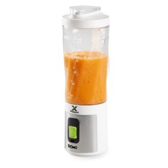 Aku smoothie mixér X-Power to go 120W - bílý - DOMO DO752BL