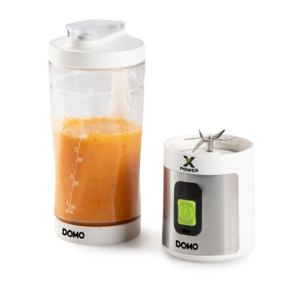 Aku smoothie mixér X-Power to go 120W - bílý - DOMO DO752BL