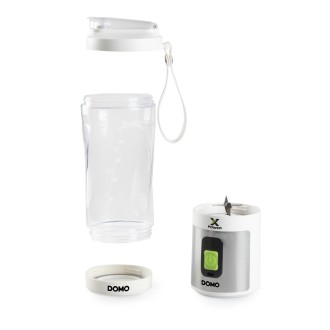 Aku smoothie mixér X-Power to go 120W - bílý - DOMO DO752BL