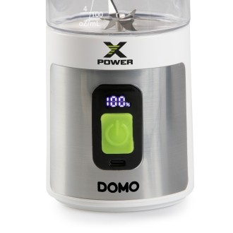 Aku smoothie mixér X-Power to go 120W - bílý - DOMO DO752BL