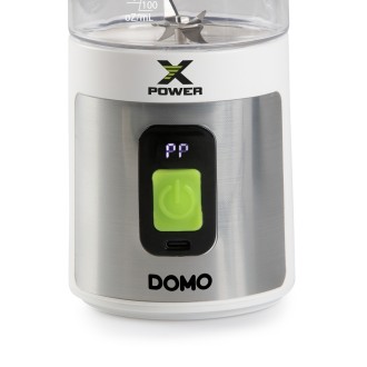 Aku smoothie mixér X-Power to go 120W - bílý - DOMO DO752BL