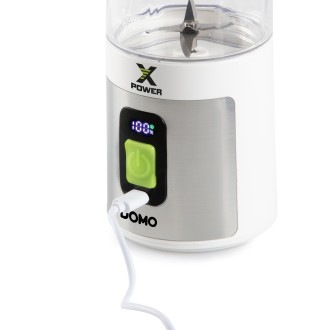 Aku smoothie mixér X-Power to go 120W - bílý - DOMO DO752BL