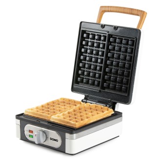 Vaflovač 4x7 s termostatem - bílý - DOMO DO9274W