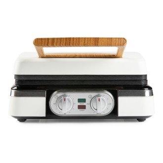 Vaflovač 4x7 s termostatem a časovačem - bílý - DOMO DO9280W