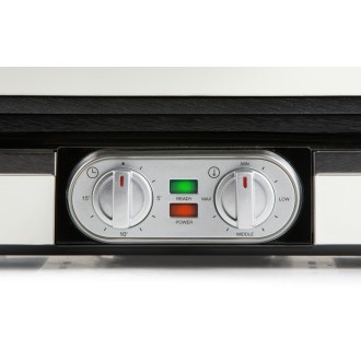 Vaflovač 4x7 s termostatem a časovačem - bílý - DOMO DO9280W