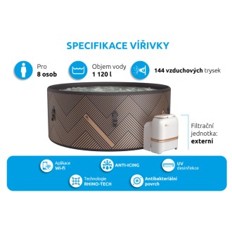 Bazén vířivý MSPA Mono ECO F-MO082WE