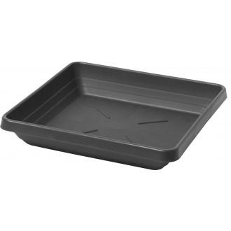 Miska čtyřhranná Lotos - antracit 25x25