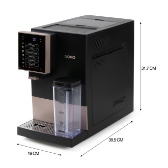 Automatický Espresso kávovar - černobronzový - DOMO DO743K