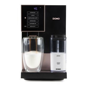 Automatický Espresso kávovar - černobronzový - DOMO DO743K