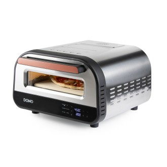Pizza pec Genius - nerezová, pečící kamen - DOMO DO9289PZ