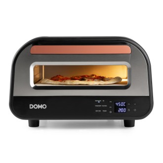 Pizza pec Genius - nerezová, pečící kamen - DOMO DO9289PZ