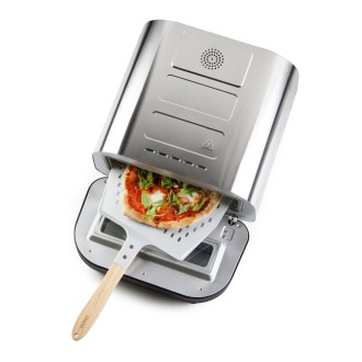 Pizza pec Genius - nerezová, pečící kamen - DOMO DO9289PZ
