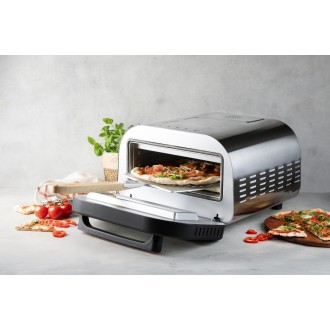 Pizza pec Genius - nerezová, pečící kamen - DOMO DO9289PZ