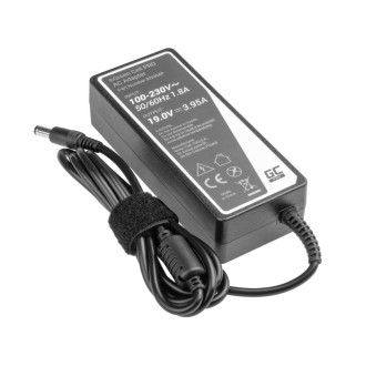 GreenCell Green Cell PRO adaptér pro Toshiba Satellite, 19V, 3.95A, 75W - kulatý konektor