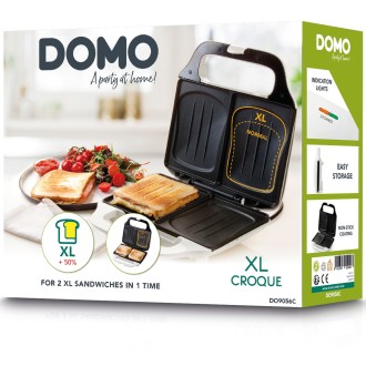 Sendvičovač na 2 XL sendviče - DOMO DO9056C