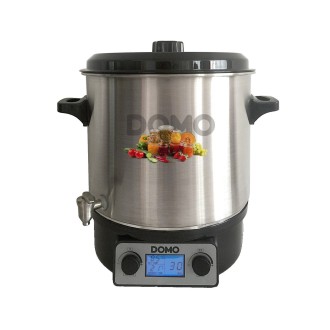 Zavařovací hrnec nerez s LCD - nerez kohout - DOMO DO42326PC