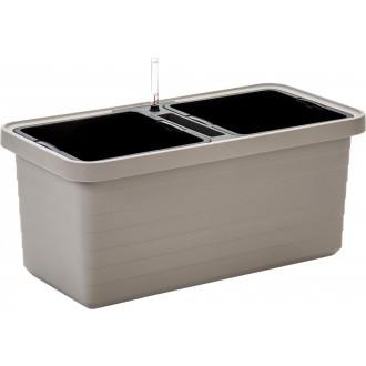Truhlík samozavlažovací Berberis Duo - taupe 80 cm