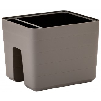 Truhlík samozavlažovací Berberis na zábradlí - taupe 30 cm