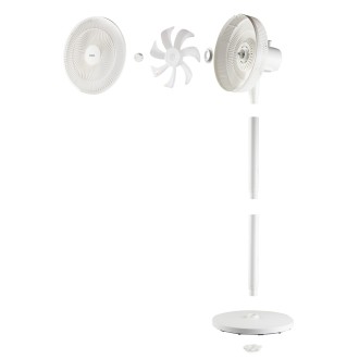 Stojanový ventilátor 2v1- bílý - DOMO DO8156