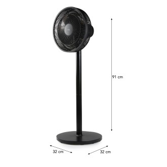 Stojanový ventilátor 2v1-  černý - DOMO DO8157