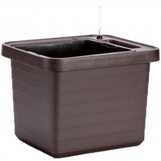 Truhlík samozavlažovací Berberis Uno - čokoládový 45 cm