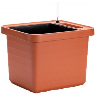 Truhlík samozavlažovací Berberis Uno - terakota 45 cm