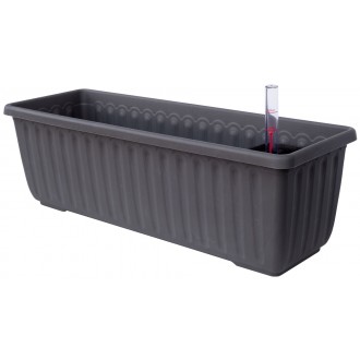 Truhlík samozavlažovací Siesta LUX - antracit 80 cm