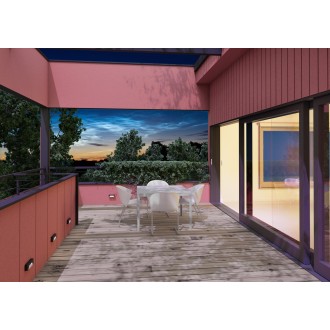 Rendl - RENO SQ INDR nástěnná šedá 230V LED 3W IP65 3000K
