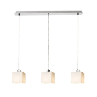 Rendl - DADOS III 60 závěsná opálové sklo/chrom 230V LED E27 3x11W Barva/Materiál: matný nikl, opálové sklo