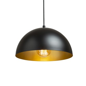 Rendl - GLADYS 30 závěsná černá/bílá 230V LED E27 15W