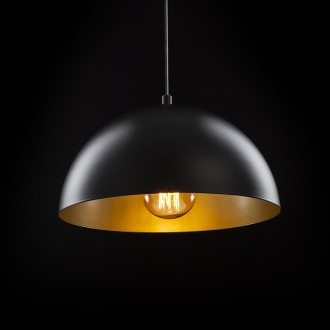 Rendl - GLADYS 30 závěsná černá/bílá 230V LED E27 15W