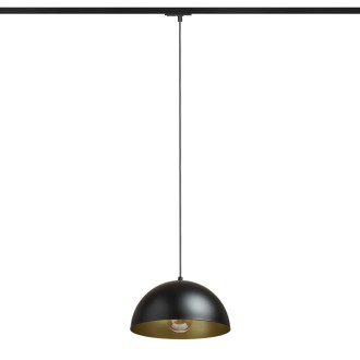 Rendl - GLADYS 30 pro jednookr. lištu černá/zlatá 230V LED E27 15W Barva: Bílá