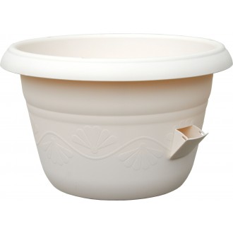 Žardina samozavlažovací Siesta bez závěsu - slonová kost 30 cm