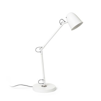 Rendl DANNY stolní černá mosaz 230V LED E14 5W Barva: Bílá, Barva / Materiál: matný nikl