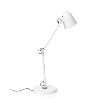 Rendl DANNY stolní černá mosaz 230V LED E14 5W Barva: Bílá, Barva / Materiál: matný nikl
